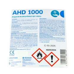 Sterisol AHD 1000, alkoholowy płyn do dezynfekcji rąk, 700ml (AHD1000)