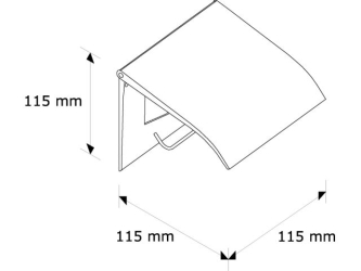 Merida Uchwyt do papieru toaletowego metalowy (U1S)
