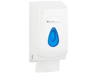 Merida Pojemnik na papier toaletowy w listkach TOP, tworzywo ABS, biały (BTS401)