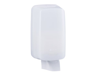 Merida Pojemnik na papier toaletowy w listkach  HARMONY, tworzywo, biały transparentny (BHB401)