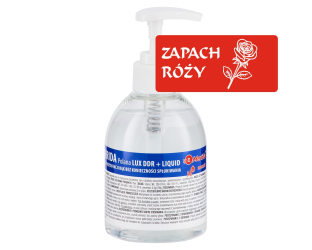 Merida Płyn dezynfekcyjny o zapachu róży POLANA LUX DDR+ LIQUID do higienicznej dezynfekcji rąk, butelka 300 ml z pompką (MAD965)