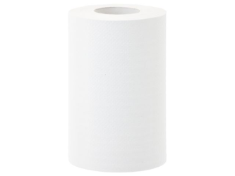 Merida Ręczniki papierowe w roli CLASSIC MINI, białe, średnica 13 cm, długość 116 m, jednowarstwowe, zgrzewka 12 rolek (RKB202)