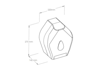 Merida Pojemnik na papier toaletowy UNIQUE (BUS201)
