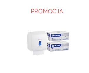 Merida Mechaniczny podajnik ręczników MERIDA TOP niebieski plus 2 kartony ręczników MERIDA CLASSIC AUTOMATIC