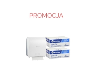 Merida Mechaniczny podajnik ręczników MERIDA SOLID CUT plus 2 kartony ręczników MERIDA TOP AUTOMATIC