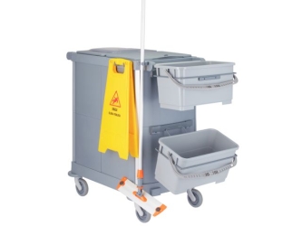 Merida Wózek sprzątający OPERA, kuwetowy, szary (HFV755) - Wózek sprzątający MERIDA OPERA, kuwetowy, szary