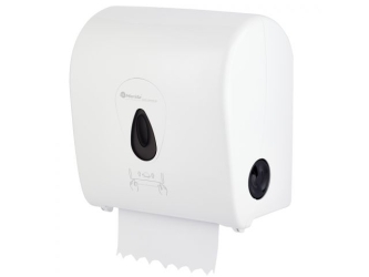 Merida Mechaniczny podajnik ręczników papierowych w rolach TOP AUTOMATIC MAXI, tworzywo ABS, biały połysk (CTS302)