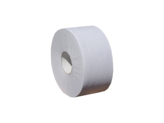 Merida Papier toaletowy OPTIMUM, biały, średnica 19 cm, długość 140 m, dwuwarstwowy, zgrzewka 12 szt., ECOLABEL (POB203)